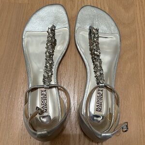 Badgley Mischka Holbrook Silver Sandal